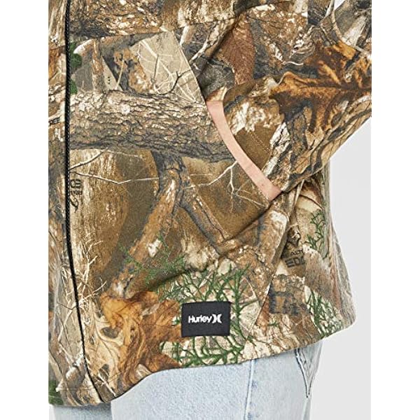 Hurley M Real Tree Full Zip Hooded Sweatshirt Hombre